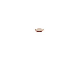 Enameled cast iron delivers superior heat distribution and retention. Durable enamel resists dulling staining chipping and cracking. Light colored smooth interior allows easy monitoring of cooking. Ergonomic handles are designed for easy lifting. Always r