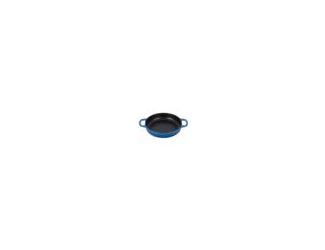 Enameled cast iron delivers superior heat distribution and retention. Ready to use requires no seasoning. Easy-to-clean and durable enamel resists dulling staining chipping and cracking. Black satin interior enamel develops a patina over time to enhance c