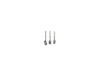 Leo Balance 3pc nylon utensil set offers a trio of essential kitchen utensils designed to make cooking and serving a breeze. All crafted with a non-stick nylon core for durability and ease of use. The silicone-coated, recycled PP handle provides a comfort