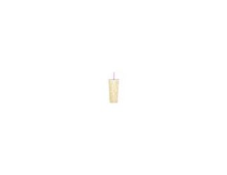 Sip in style with this 24-ounce printed acrylic tumbler, which comes complete with a gold twist-off lid and straw. Sip in style with this 24-ounce printed acrylic tumbler, which comes complete with a gold twist-off lid and straw. 8.25" H x 3.75" W