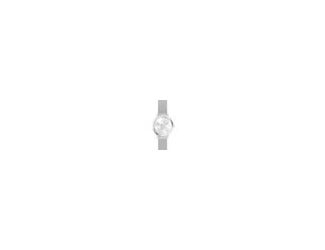 Olivia Burton Ultra Slim Bee. 28mm Stainless Steel case. Stainless Steel Mesh Bracelet with sliding buckle. Silver White Dial with large etched Bee and Rose Gold accents. Mineral Crystal. Quartz Movement. Water Resistant to 3 ATM.