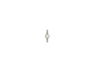 The mini watch is back and more beautiful than ever. Designed to blend modern with classic, this dainty 23mm dial is as pretty as a piece of jewelry. Its glowing sunray dial in elegant Silver White is embellished with tiny crystal markers for a touch of s