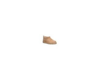 Hey there, shorty! If you want to rock a warm winter boot with a cute, cropped look, these ones are for you. The BearCoat treated suede exterior will keep the rain and snow out, but the extra short style will take away some of the bulkiness of other class