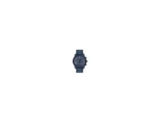 Movado BOLD Verso, 44mm blue ion-plated stainless steel case and bracelet with tachymeter scale. Features a blue chronograph dial & Swiss Super-LumiNova accents and date window detailing.