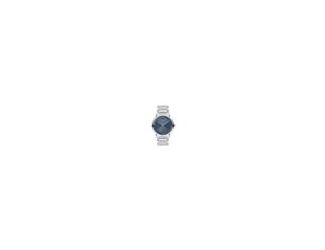 The evolution of modern design with a sharp look and elevated feel. Crafted from stainless steel, this sleek timepiece features a statement-making 40mm case that houses a captivating micro-textured dark blue dial with slim hands and our iconic dot motif a