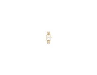 The BOLD Evolution 2.0 is defined by an elevated, bold case and a dimensional micro-textured dial. This 28mm x 26mm square watch features a white lacquer dial, slim light yellow gold tone hands, and our signature dot at 12 o'clock.