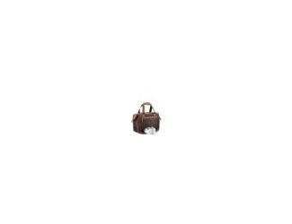 Elegant twill and vegan leather are the perfect accents to this stylish, carry-on bag. It features a designated laptop sleeve (up to 14") and tablet compartment; separate shoe and laundry compartment; two large zippered pockets, one in the front and one i