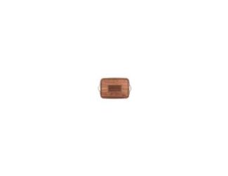 The Viking Acacia Carving Board with Metal Handles brings to your kitchen elegance and functionality to whatever bird or beast you carve. It's a great prep station for dicing vegetables and cutting larger meats like roasts, chicken, and whole turkeys. The