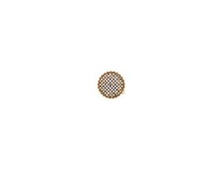 Keep time in style with this Courtly Check Scalloped Desk Clock. Crafted from durable galvanized metal, it features our signature Courtly Check and is finished with a scalloped border.