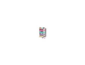 Sort play beauty items by color stock the sturdy wooden kiosk then insert play coins & more. Double-sided reusable activity card is a stocking checklist & for ordering beauty cosmetics. Items DO NOT contian cosmetics. No batteries required. 24-Piece play 