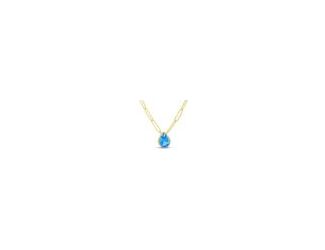 This stunning piece showcases a vibrant 10x7mm pear-shaped Blue Topaz, cradled in warm, glowing 14K yellow gold. A contemporary paperclip chain adds a stylish, on-trend touch-perfect for wearing solo or layering with your favorite pieces. Lightweight yet 