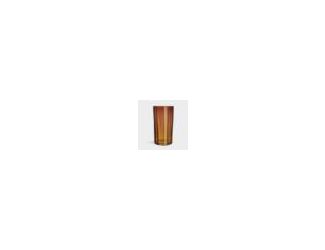Reed Vase Small Amber