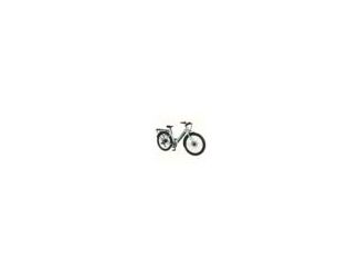 Convenient step through design. Ananda E-System delivers seamless pedal assist. Integrated battery charges on and off bike. Rear rack hauls everything (59lb load capacity). Tektro mechanical disc brakes with semi-metallic pads. Dual-beam ebike light. UL22