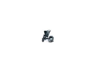 Activ3 Stroller. Control Console for brakes. Height adjustable handle. Multi-position reclining seat and detachable padded arm bar. UPF-rated extendable canopy. Treaded rubber tires with maintenance-free foam cores. Adjustable FlexCore suspension. For chi