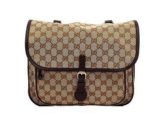 Gucci Canvas GG Messenger Bag Web Stripe Red Green