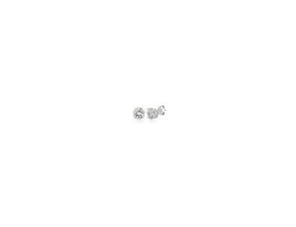Royal Brilliant Cut Stud Earrings Finished in Pure Platinum, Dimensions: 7.62 mm Wide, Finished In Pure Platinum, 0.925 Precious Sterling Silver, 3.20 Carat Total Weight, Carat total weight based on Diamond equivalent and Handset with Flawless Cubic Zirco