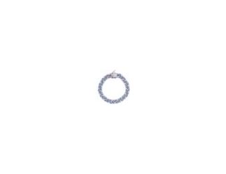This Cuban Bracelet blends elegance with vibrant color. Featuring Aquamarine or Argyle Pink Diamond Crystalline, it adds a chic, eye-catching touch to any outfit. The platinum finished sterling silver offers durability with a refined finish, making it the
