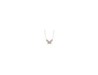 Sweet, sexy and absolutely charming, this diamond crystalline butterfly necklace is a perfect addition to any jewelry collection. Stone Type: White Diamond Crystalline Total Gem Weight: 2tcw Butterfly Size: 1 inch Necklace Length: Signature Anna Zuckerman