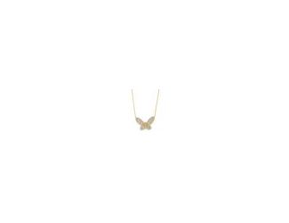 Sweet, sexy and absolutely charming, this diamond crystalline butterfly necklace is a perfect addition to any jewelry collection. Stone Type: White Diamond Crystalline Total Gem Weight: 2tcw Butterfly Size: 1 inch Necklace Length: Signature Anna Zuckerman