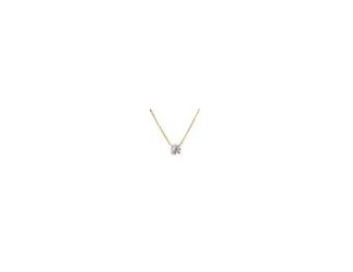 This timeless solitaire necklace showcases a brilliant-cut Diamond Crystalline in a classic 4-prong setting, radiating elegance and sophistication. Suspended on an adjustable Anna Zuckerman signature chain, it offers a choice of 1, 2, or 3 carats in a pla