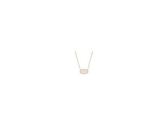Bigger, bolder, and more beautiful than ever: meet the Elisa Statement Gold Iridescent Drusy Short Pendant Necklace. With a size inspired by our archival Dylan Pendant Necklace, this Elisa is a maximalist take on our bestselling icon, featuring gorgeous s