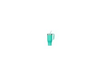 Meet our 40oz Tumbler  the superhero of hydration!Features:Mega Capacity: Holds a whopping 40oz of your favorite drinks.Soft Touch Handle:  Ceramic Taste Armor: Protects your taste buds from any weird aftertastes. Straw-tastic: Comes with a soft straw, ma