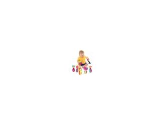 Get little ones rolling with this bright, soft-textured bowling set from Galt, designed to make early play both fun and safe. The skittles rattle, the ball jingles, and everything is machine-washable - ideal for toddlers learning coordination, balance, an
