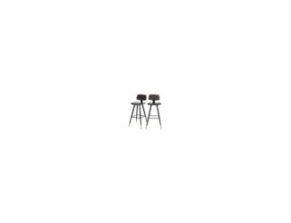 Whether your style is cutting-edge modern or industrial chic you're right on the money with this set of 2 low back commercial grade barstools. Soft and durable LeatherSoft upholstery over a generously padded back and seat provide a snug but elegant perch 