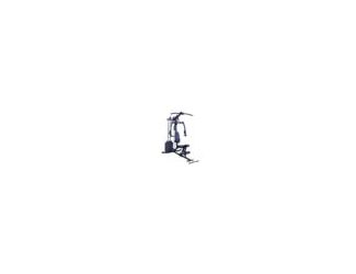 Complete gym in one compact, affordable machine. The padded pressing arms follow the natural arc of a free weight bench press and pectoral dumbbell fly. Features 2200 lb. test nylon coated aircraft quality cables and fiberglass pulleys with ball bearing m