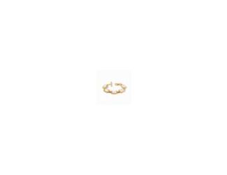 Faceted rectangular gemstones embellished with braided golden wire and connected with matching links and toggle. 24K gold plate, imported glass. Inner circumference: 7 / 8 inches (adjustable). Width: 0.7 inches. Closes with toggle.