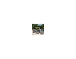 Modern and functional, you'll enjoy ample seating options for guests and family with the Venice outdoor sofa set. Bring your wine or iced tea and enjoy those luxurious with this comfortable outdoor set. The back and seat cushions are soft and comfortable 