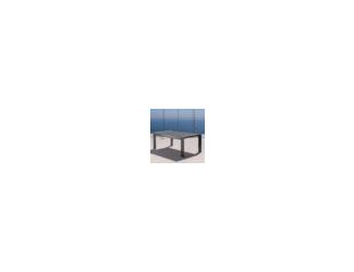 This outdoor coffee table is a stylish addition to any patio decor you currently have. Made from top quality aluminum and glass, this table is sure to impress. Featuring smooth lines and a clean finish, this coffee table is the perfect table to have on yo