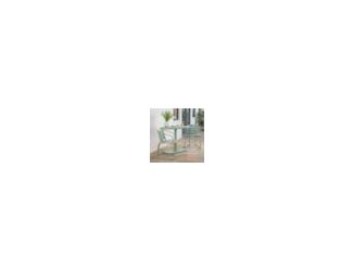 This elegant outdoor bistro set is perfect for an intimate meal with a loved one. Made from a durable iron construction, it's built to hold up to the elements and bring pleasure for years to come. Ideal for the backyard, patio, or garden. Release the Crac