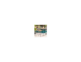 Set the mood with this attractive bar set. Made from sustainable acacia wood and carefully wrought iron, these pieces are designed to hold up to the weather and look great for years to come. Perfect for those who love to entertain outdoors. Product Detail