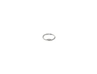 Right over left, left over right. Separately woven chains are tied by hand into a binding knot, synonymous with commitment, resilience and love. A soft woven 3.6mm bracelet in reclaimed sterling silver that is secured with a lobster clasp. Size medium, fi
