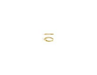 Stylish 14K Gold Plated Large Hoop Earrings. It features two large round hoops that are wider on the bottom. Crafted of 14K Gold Plating and secure with a saddleback closure. Makes a great gift as well. Measurement 26mm.