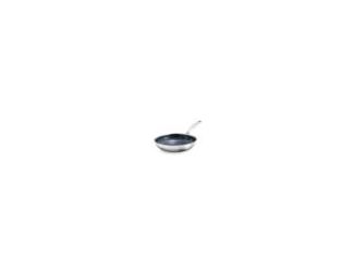 3-Ply stainless steel - 2 layers of stainless steel with aluminum core. Diamond-reinforced nonstick is exceptionally durable and metal utensil safe. Raised diamond-texture elevates food above oils and fats. Riveted stay cool stainless steel handles. Chip-