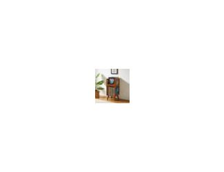 The Asheville Small Record Storage Stand offers stylish storage for vinyl lovers. The crate-style flip bin on top keeps your favorite albums easily accessible, while the spacious lower compartment neatly stores the rest of your collection. Organize up to 
