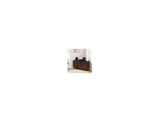A welcome addition to any music lover's home, the Cameron Corner Record Player Cabinet combines mid-century style with smart functionality. Designed to fit neatly into unused corners, it maximizes floor space while providing storage for up to 230 vinyl re