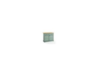 The Holbrook Kitchen Island brings timeless style and everyday practicality to your kitchen. It features a hand-rubbed, distressed finish with antique-finished metal hardware. The extended wood countertop offers a durable surface for meal prep or casual d