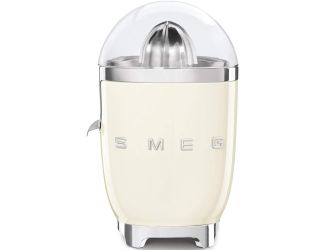 Smeg kitchen appliances offer retro Italian style carried on from its founding in 1948. Make fresh juice for breakfast meals and more. Retro-style with die-cast aluminum body and polished chrome finish. Filter and spout made of durable stainless steel. Ju