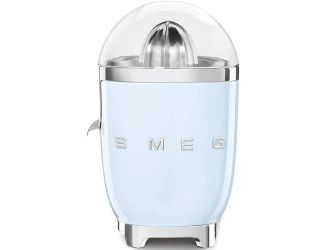 Smeg kitchen appliances offer retro Italian style carried on from its founding in 1948. Make fresh juice for breakfast meals and more. Retro-style with die-cast aluminum body and polished chrome finish. Filter and spout made of durable stainless steel. Ju