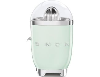 Smeg kitchen appliances offer retro Italian style carried on from its founding in 1948. Make fresh juice for breakfast meals and more. Retro-style with die-cast aluminum body and polished chrome finish. Filter and spout made of durable stainless steel. Ju
