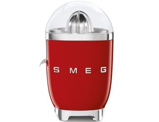 Smeg kitchen appliances offer retro Italian style carried on from its founding in 1948. Make fresh juice for breakfast meals and more. Retro-style with die-cast aluminum body and polished chrome finish. Filter and spout made of durable stainless steel. Ju