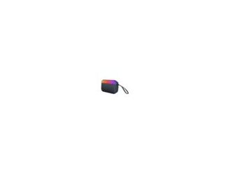 This ultra slim LED speaker delivers big sound in a travel friendly design made to go anywhere. Lightweight and easy to carry with a built in strap, it streams high fidelity audio seamlessly from your smart device. Four dynamic multicolor light modes add 