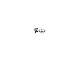 360-Degree flip and tricks. 6-Axis gyroscope. 3 Speeds. WiFi camera. 2.4GHz remote control. 4-Channel direction control. Control distance: 328 feet. Headless mode. Altitude hold mode. LED navigation lights. Rechargeable batteries. Operating time: 6-8 minu