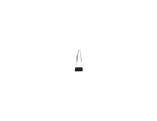 The Adela Monogram Baguette Crossbody features Bebe's signature mini logo print, A playful keychain hang-off, and an adjustable strap for versatile wear. Its sleek design is large enough to carry your phone and essentials. Perfect for brunch with friends 