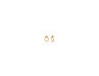 Bringing a bold equestrian-inspired elegance, the Julie Vos Saratoga Doorknocker Earrings feature a golden bridle ring motif with a hammered texture for added depth. The swaying double Huggie hoops move gracefully, catching the light with every turn. Desi