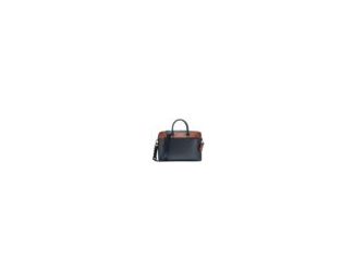 Work from anywhere in style with the Damon Briefcase. Soft pebbled leather, a padded sleeve that fits a 16 inch laptop and an adjustable strap keep essentials organized and ready no matter where you go.