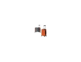 20" expandable upright made of lightweight, extremely durable, molded ABS material. It features a fully lined interior with pockets and elastic tie-downs for separate packing; 4 multi-directional spinner wheels rotate 360 degrees for easy mobility; push-b